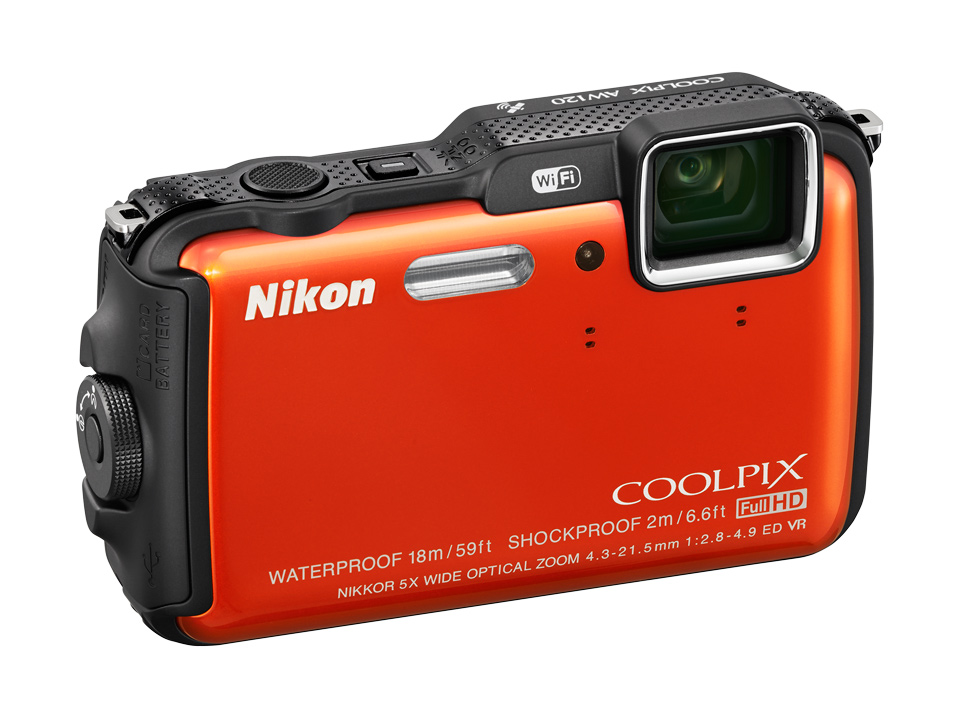 Nikon COOLPIX AW120【動作確認済】☆新品バッテリー☆Wi-Fi