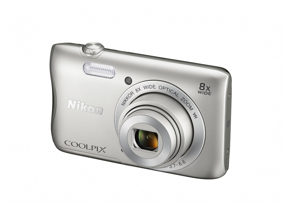 Nikon Coolpix S3700 Appareil photo numérique compact 20,1 Mpix Écran LCD 2,7 Zoom optique 8X Rose 
