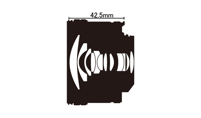 AI AF Nikkor 20mm f/2.8D レンズ構成図
