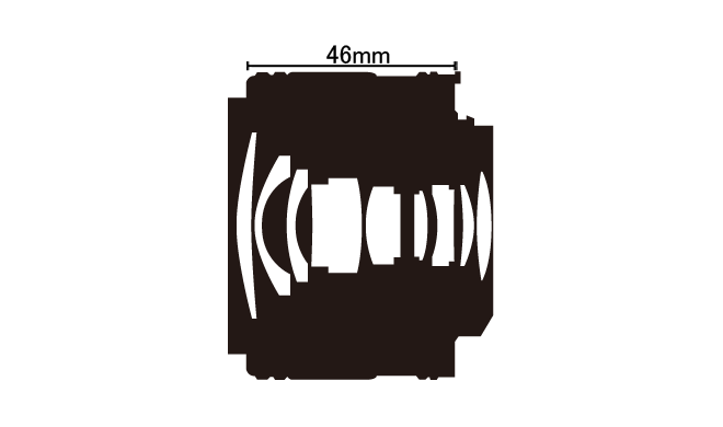AI AF Nikkor 24mm f/2.8D レンズ構成図