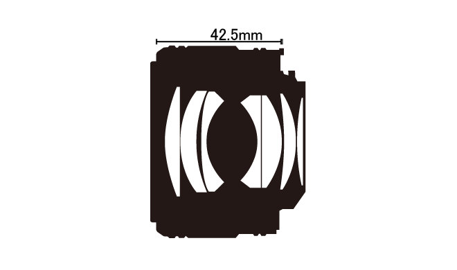 AI AF Nikkor 50mm f/1.4D レンズ構成図