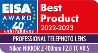 ニッコールレンズ「NIKKOR Z 400mm f/2.8 TC VR S」が「EISA AWARD」を受賞