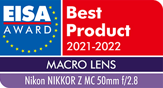NIKKOR Zレンズ「NIKKOR Z MC 50mm f/2.8」が「EISA AWARD」の「EISA MACRO LENS 2021-2022」を受賞